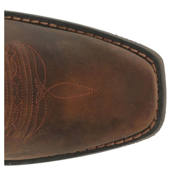 Durango Rebel Frontier Distressed Brown Square Toe Cowboy  Mens Brown Casual Boo main image 10